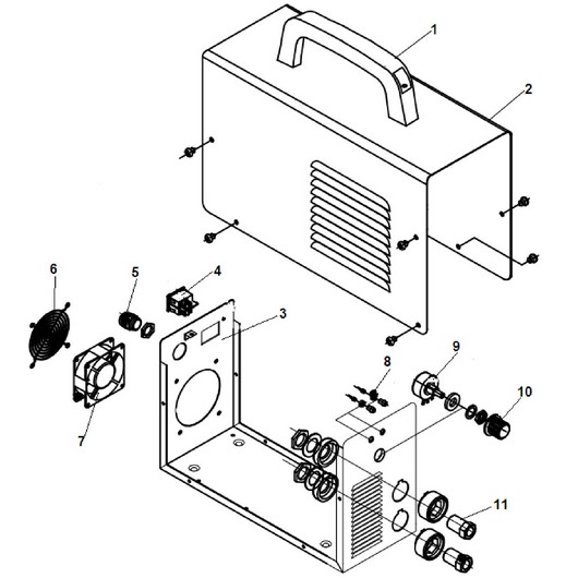 Корпус Champion IW-140/6 ALT